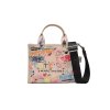 MARC JACOBS THE PUNK SCRIBBLE CANVAS SMALL TOTE BAG 2S6HTT016H02(copy)